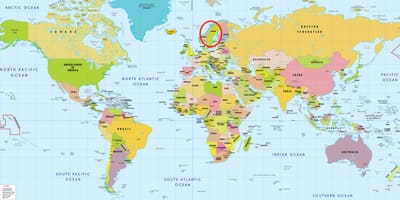A suécia no mapa